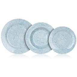 Obrázek pro produkt Banquet Sada talířů BLUE MEADOW, 18 ks